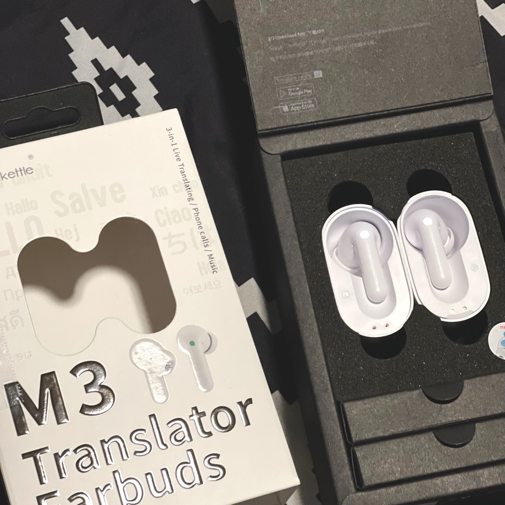 M3 - Translator Ear Buds. Used 2x (still band new)